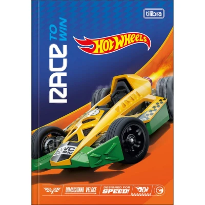 CADERNO BROCHURA 1/4 CD 80F SCORE HOT WHEELS TILIBRA