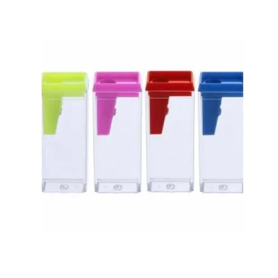 APONTADOR PLASTISCO C/DEPOSITO 6CM REF10401 MAKE+