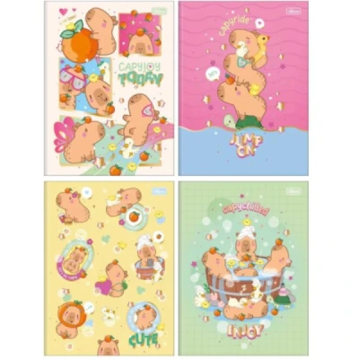 CADERNO BROCHURAO 80F CD UNIV CAPYCLUB TILIBRA
