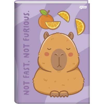 CADERNO BROCHURA 1/4 CD 80F CAPYVIBES JANDAIA