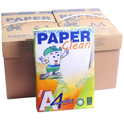 Papel Sulfite A4 75g/m² Branco Caixa 5000 Folhas – Paper Clean