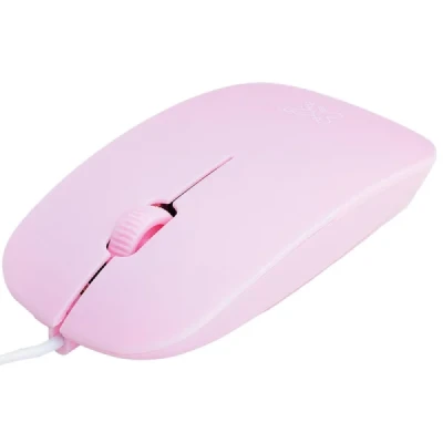 MOUSE SURFACE ROSA COM FIO 1200DPI USB2.0