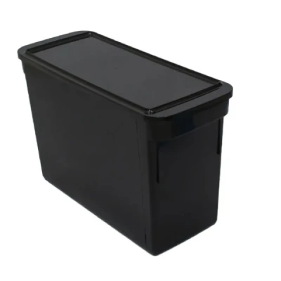 CAIXA ORGANIZADORA MULTIUSO P/ PASTA SUSPENSA E OBJETOS C/TAMPA - PRETA