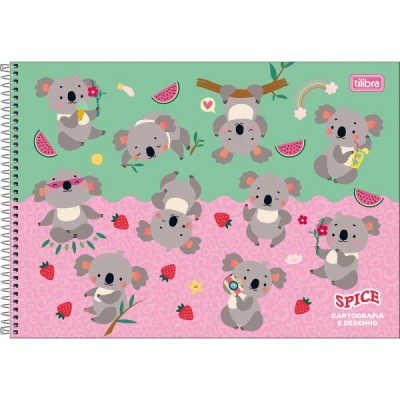 CADERNO DESENHO ESP CD 80F SPICE TILIBRA