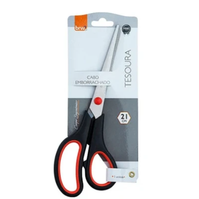 TESOURA 21CM PRETO TE2102 - BRW