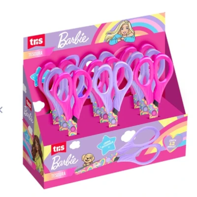 TESOURA ESCOLAR BARBIE 13CM R.905413 - TRIS