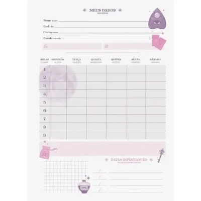 CADERNO GARRA UNIV CD 80F NEO MYSTIC JANDAIA