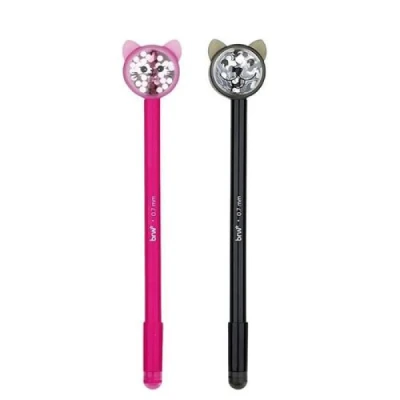 CANETA ESFEROGRÁFICA DIVERT GEL APAG 0.7MM - SHINE CA0222 BRW