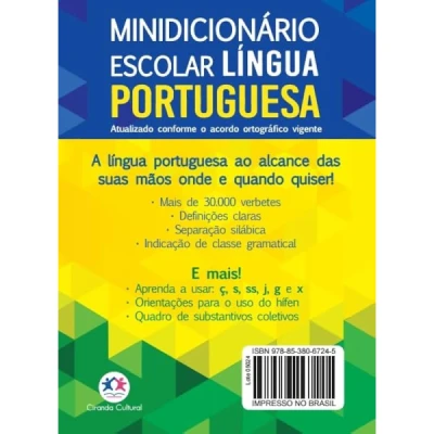 MINI DICIONARIO PORTUGUES CIRANDA CULTURAL