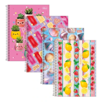 CADERNO ESP CD UNIVERSITÁRIO VIBE FEMININO - TILIBRA