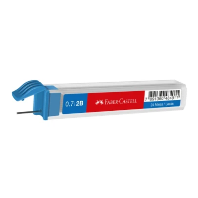 GRAFITE 0.7 2B C/24 LAMINAS TMG072B - FABER CASTELL