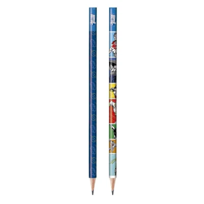 LAPIS DE ESCREVER PRETO N.2  LIGA DA JUSTICA R.902108 TRIS