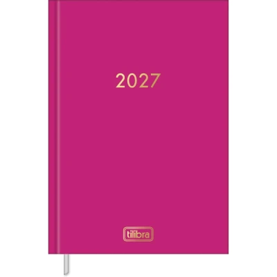 AGENDA COSTURADA NAPOLI 134X192MM M5 FEMININA 2027 TILIBRA