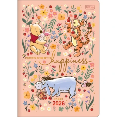 AGENDA GRAMPEADA PLANNER POOH M7 - TILIBRA