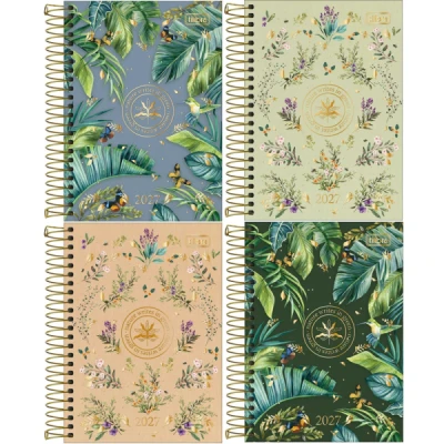 AGENDA ESPIRAL NATURALIS M5 (129X187MM) 2027 TILIBRA