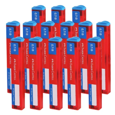 GRAFITE 0.7 B C/24 LAMINAS EMG0724B - FABER CASTELL