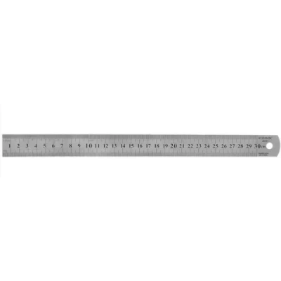 REGUA 30CM ACO INOX KERAMILK