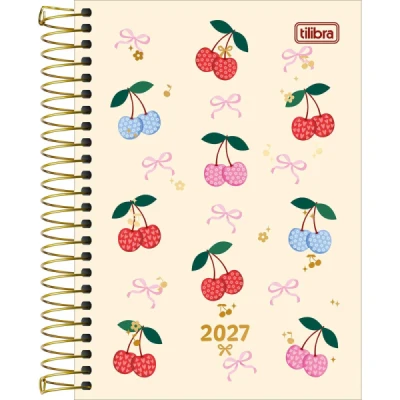 AGENDA ESPIRAL AMARENA M5 (129X187MM) 2027 TILIBRA