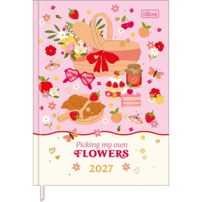 AGENDA COSTURADA CHARME (123X166M) TILIBRA