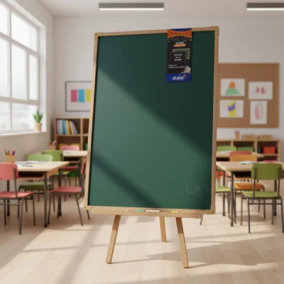 QUADRO VERDE MOLDURA MADEIRA 90X60CM SOFT R4412 - STALO