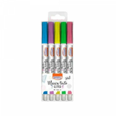 Marca Texto Glitter Soul 5 cores CA2017 - BRW