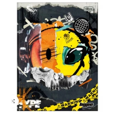 CADERNO BROCHURAO 80F CD UNIV HYPE TILIBRA