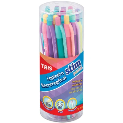 LAPISEIRA 0.7MM SLIM PASTEL R.606026 TRIS