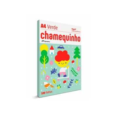 PAPEL CHAMEX A4 C/100 VERDE 75GR