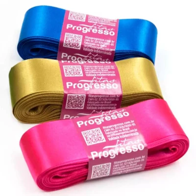 FITA DE CETIM 38MM 10MT  PROGRESSO
