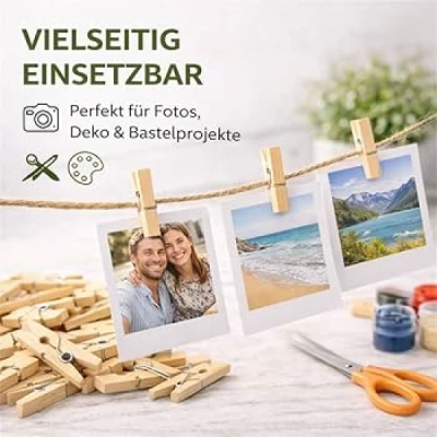 MINI GRAMPO PRENDEDORES KRAFT