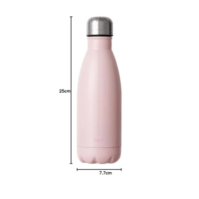 GARRAFA DE AÇO INOXIDÁVEL 500ML - ROSA GA0103 BRW