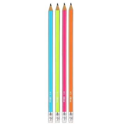 LAPIS DE ESCREVER C/ BORRACHA N2 PT TRIANGULAR SUMMER TILIBRA