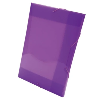 PASTA ELASTICA PLASTICA 20MM OFICIO LILAS REF0255.R - DELLO