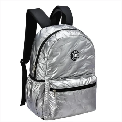 MOCHILA METALIZADA PRATA/VERDE CTFT-9604 FUSECO