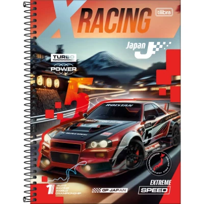 CADERNO ESP CD UNIV X-RACING TILIBRA