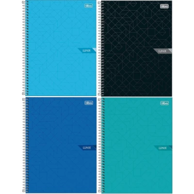 CADERNO 1MT 80F ESP CD UNIV LUNIX TILIBRA