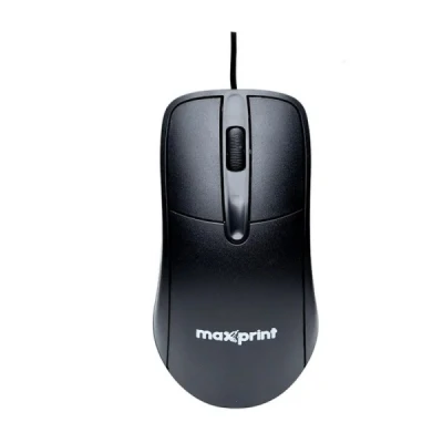 MOUSE COM FIO OFFICEEASY USB2.0 1200DPI PRETO REF60000154 - MAXPRINT