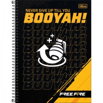 CADERNO CD UNIV FREE FIRE 1M 180F