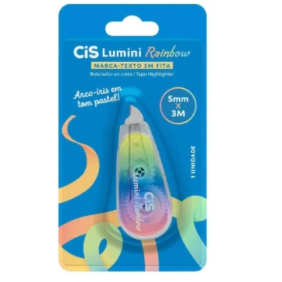 MARCA TEXTO EM FITA LUMINI RAINBOW 5MMX3M 5.8471 - CIS