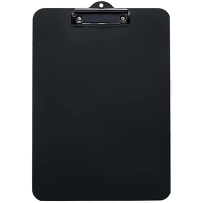 PRANCHETA PLASTICA A6 PRETA SLIP C/50 FOLHAS UNIDADE 155-PT - ACRIMET