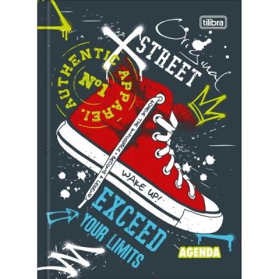 Agenda Costurada Diária 12,3 x 16,6 cm Pepper Permanente