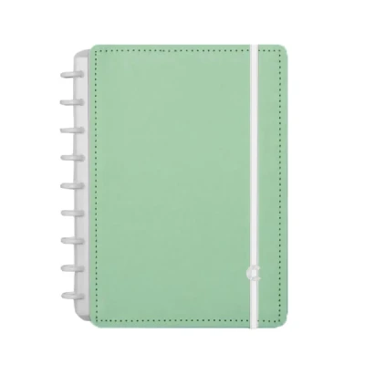 CADERNO INTELIGENTE VERDE PASTEL - MEDIO CIMD3082