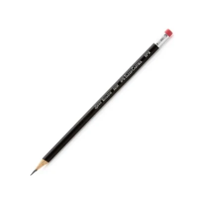 LAPIS DE ESCREVER C/BORRACHA N2 HB PRETO  FABERCASTEL
