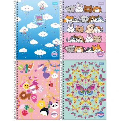 CADERNO ESP CD UNIV PEPPER  FEM TILIBRA