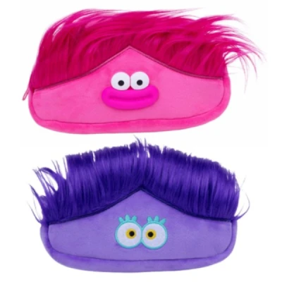ESTOJO 1ZIP CRAZY FLUFFLES ROXO ET1026 BRW
