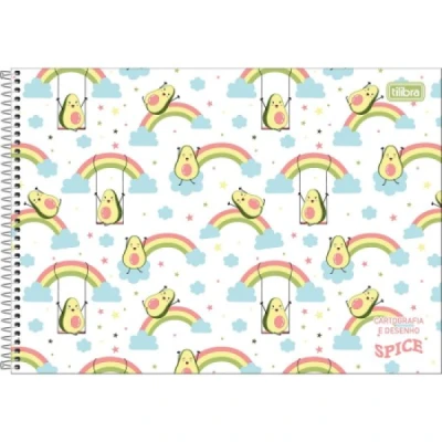 CADERNO DESENHO ESP CD 80F SPICE TILIBRA