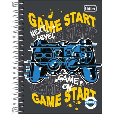 CADERNO 1/4 ESP CD 80F PEPPER MASC TILIBRA