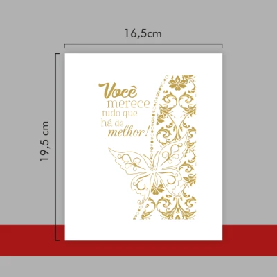 CAIXA PRESENTE VOCE MERECE TC-008 BELLA ARTE