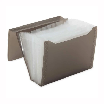 PASTA SANFONADA 31 DIV A4 FUME POLIBRAS