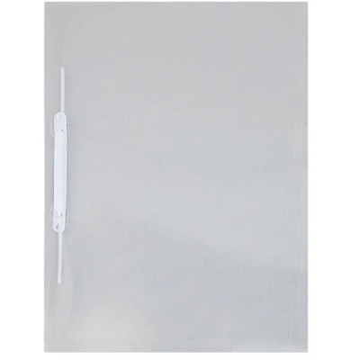 PASTA GRAMPO TRILHO PVC  OFICIO CRISTAL